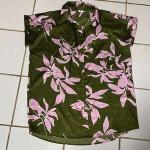 entro Button-Down Shirt Dress